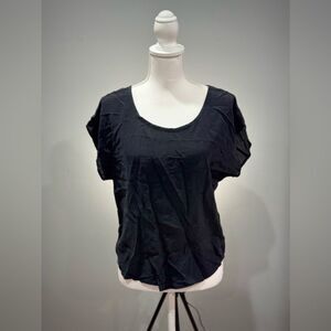 CLEARANCE! Black Silk Joie Boxy Fit Blouse Size S EUC